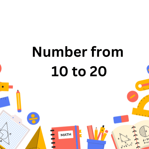 Number from 10 to 20